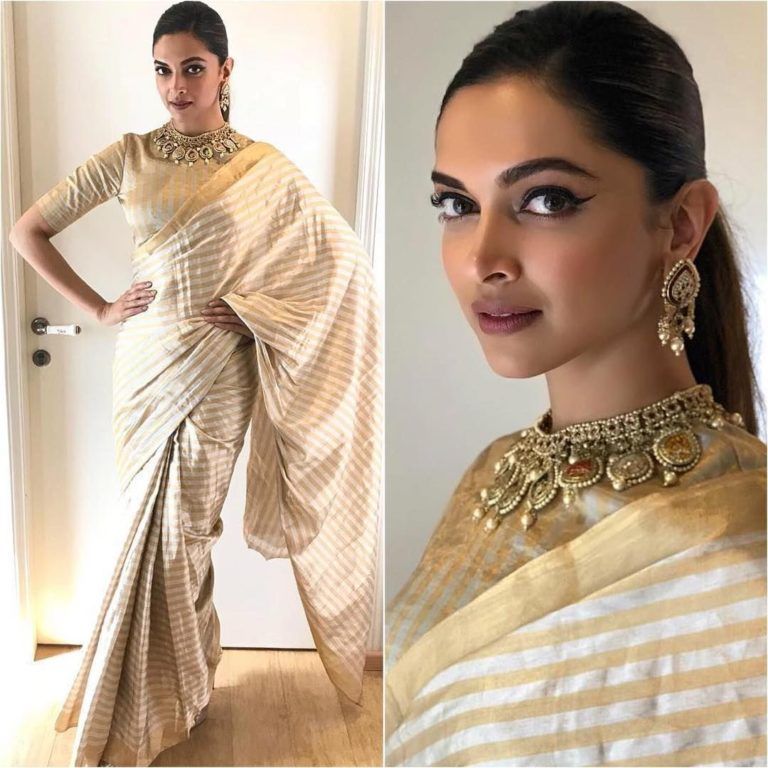 Deepika Padukone In Saree Saree Trends 2020 HeSheAndBaby Deepika Padukone In Saree Saree Trends 2020 HeSheAndBaby
