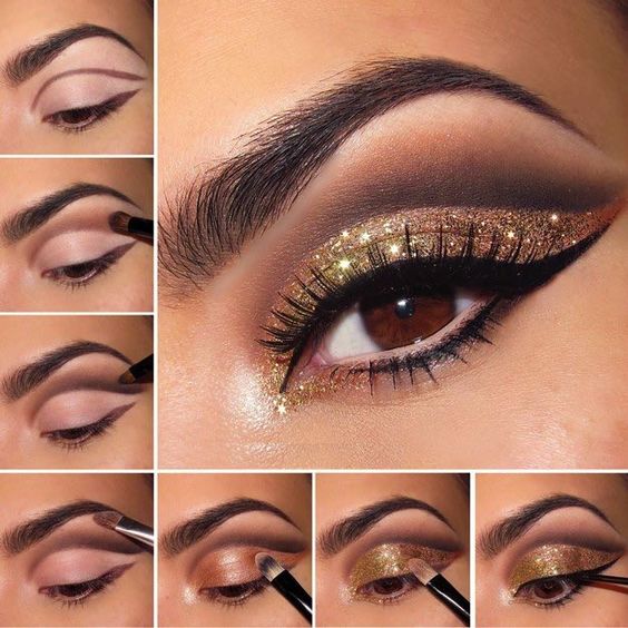 Top Party Eye Makeup Step By For