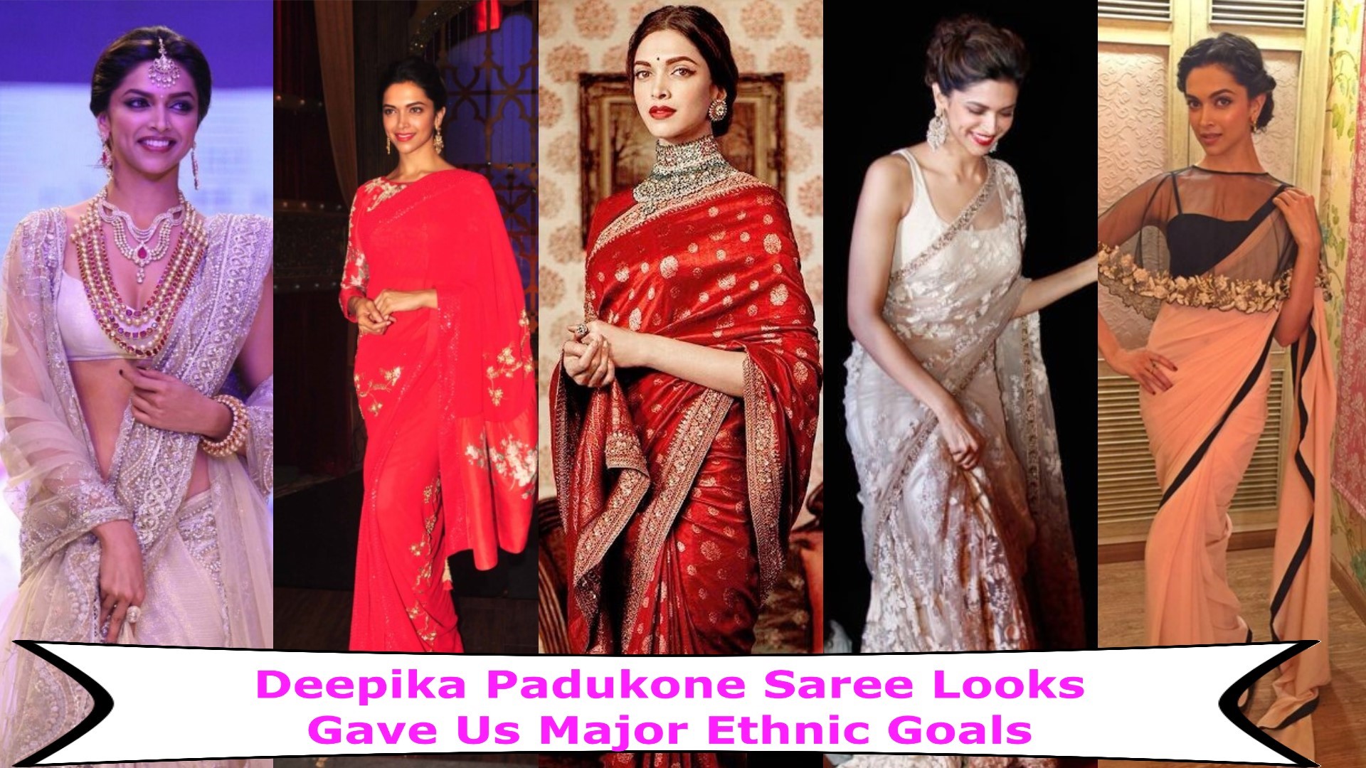 Deepika Padukone Saree Looks Gave Us Major Saree Goals 
