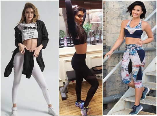 Gigi Hadid, Sonam Kapoor & Demi Lovato flaunting Crop Tops and Sports ...